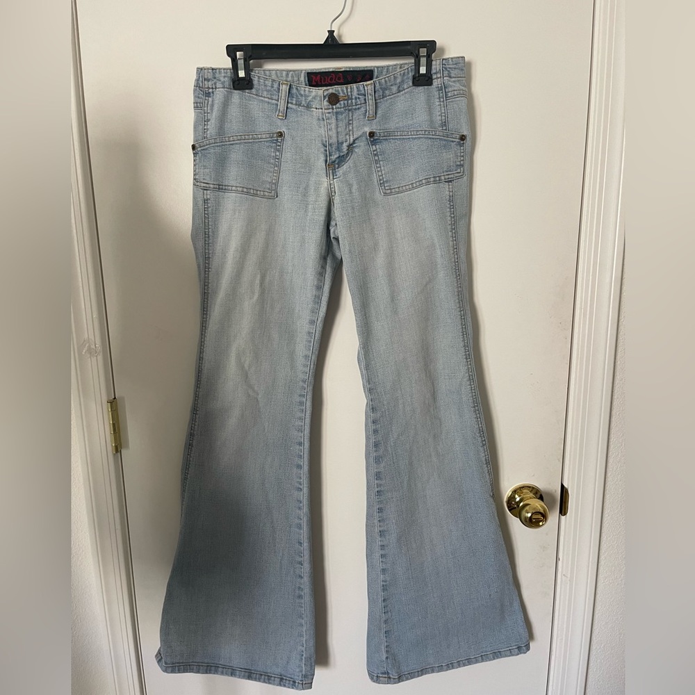 Vintage.Mudd 90’s Y2K LowRise Flare Bell-Bottom Jeans Size 7